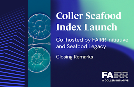 Seafood Index Launch Closing remarks