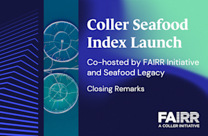 Seafood Index Launch Closing remarks