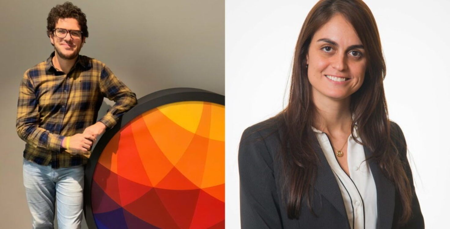 Innovation and New Business Director Sergio Pinto and Sustainability Director Mariana Modesto