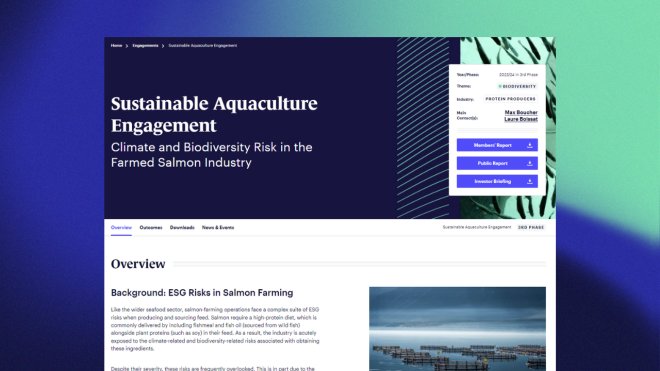 Sustainable Aquaculture Engagement Banner