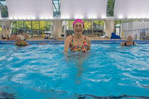Women doing aqua aerobic at Ian Thorpe Aquatic Centre