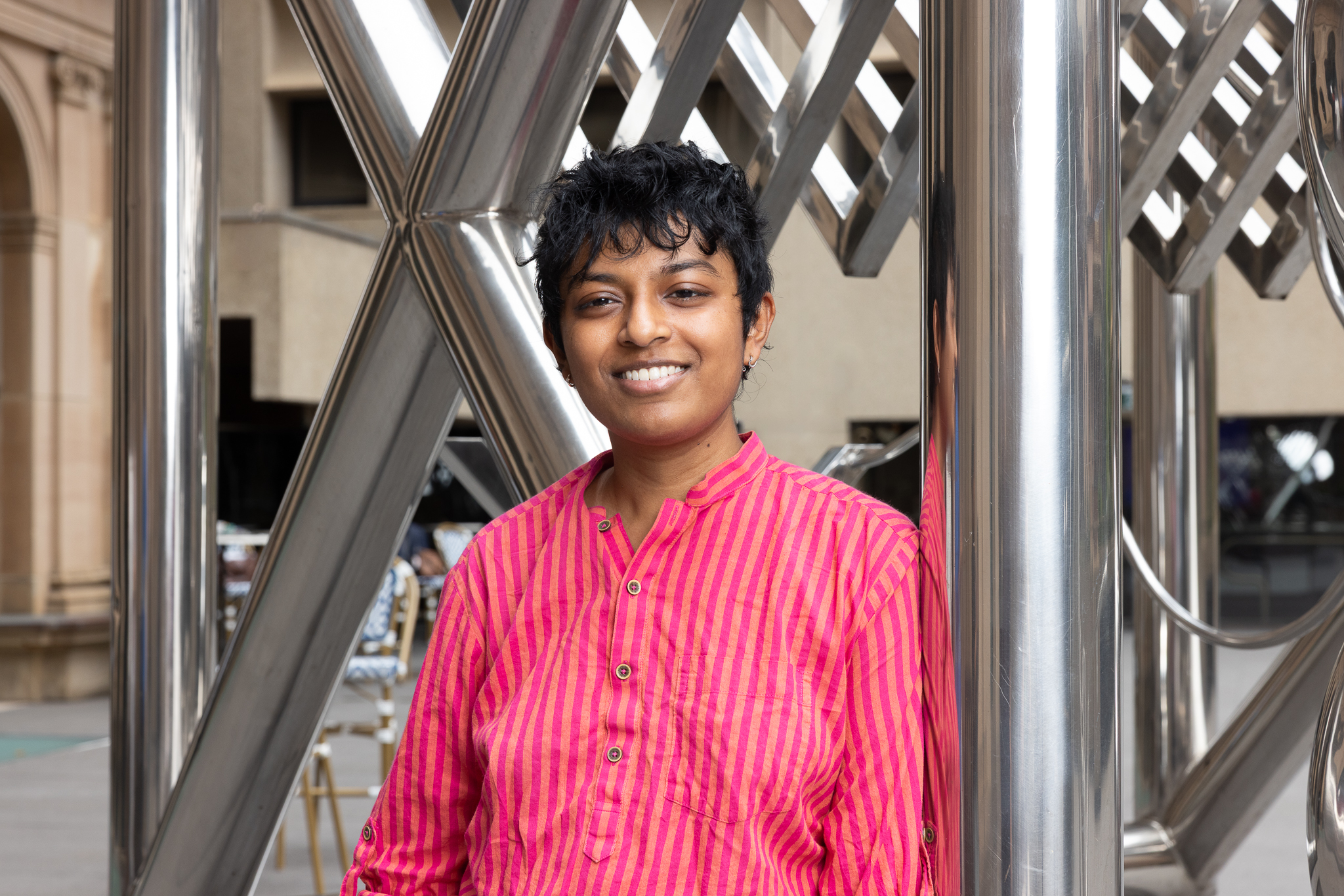 Mithran R T Samuel, cultural producer, researcher and editor working between New Delhi and London. Image: Abril Felman.