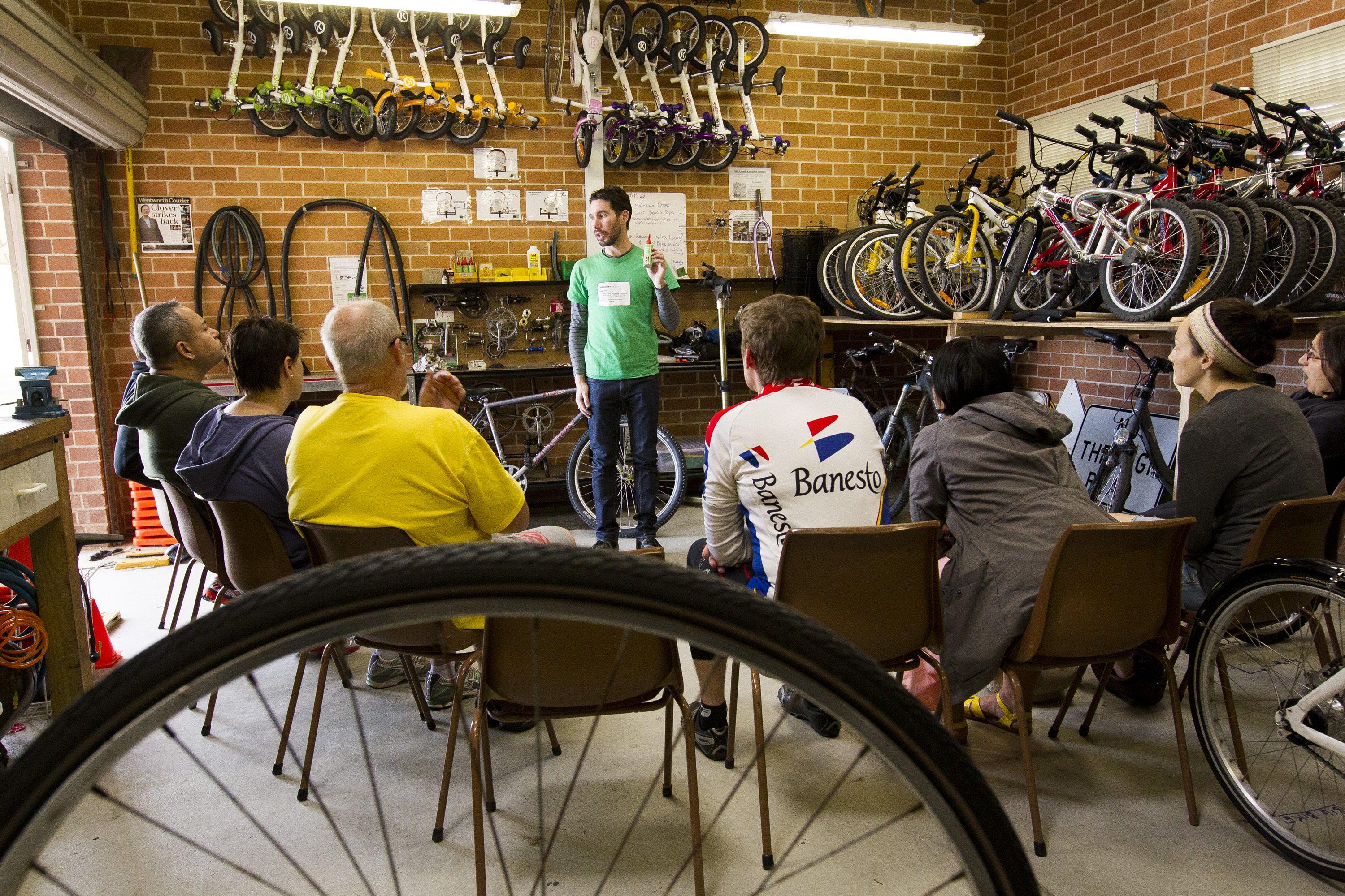 Brush up on bike maintenance at the City of Sydney's bike maintenance course