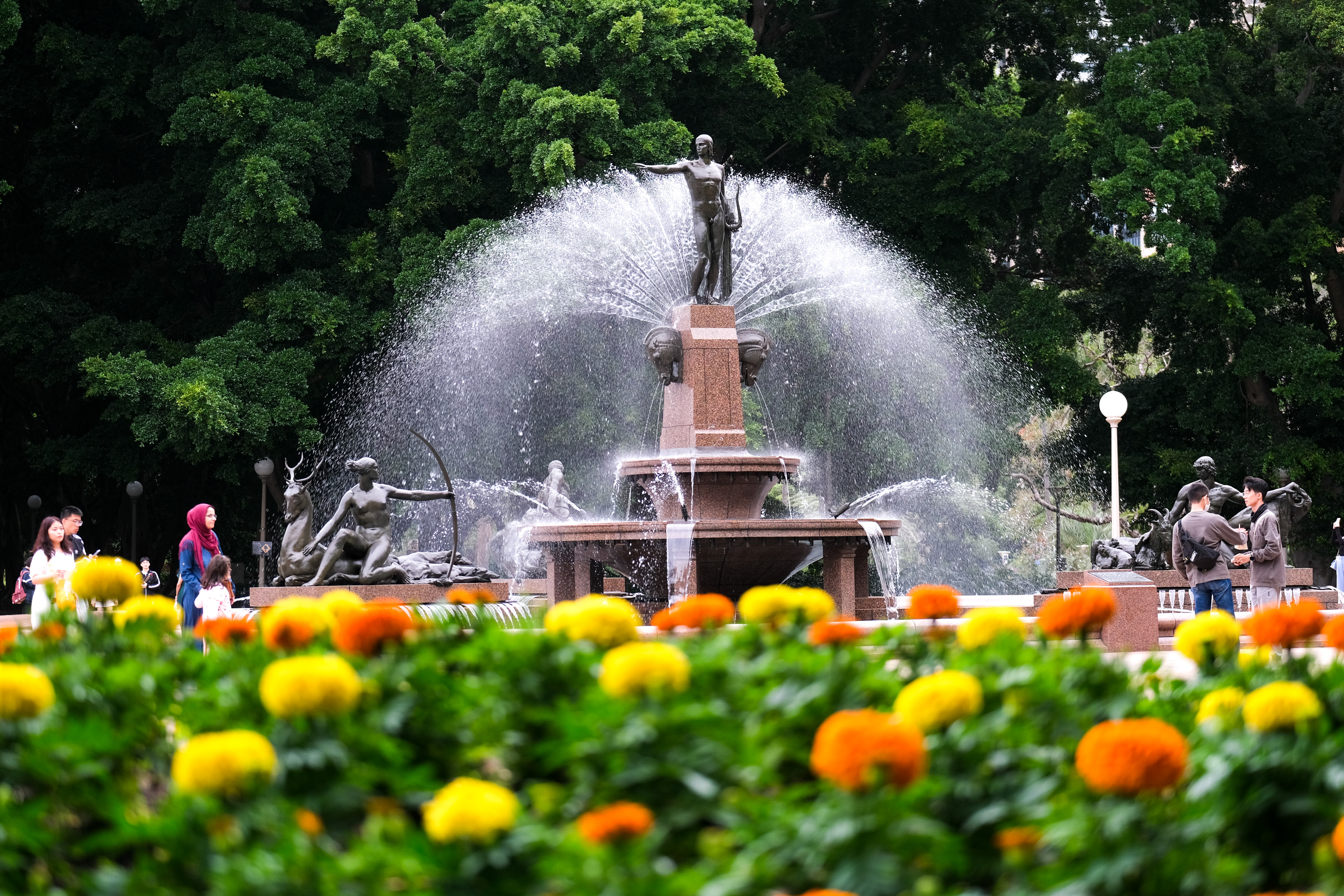 Archibald Fountain restoration 2022 Chris Southwood