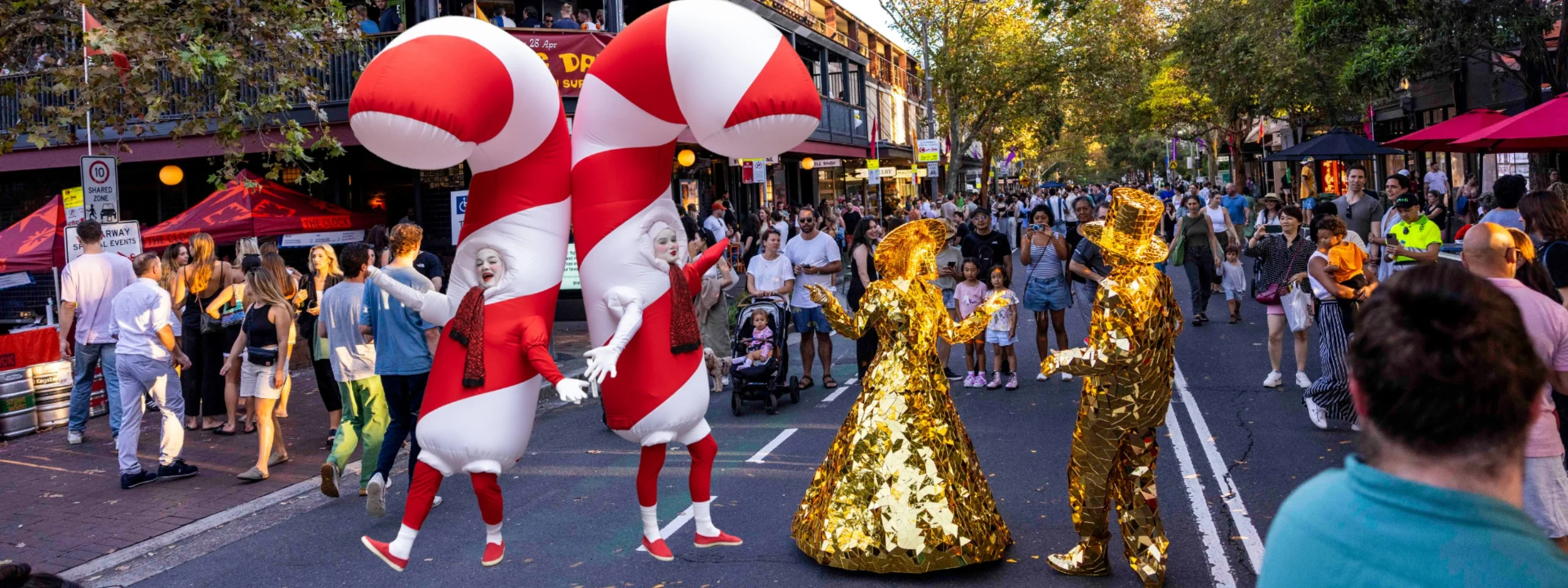 Crown Street will fill with festivities at the Surry Hills Christmas Fair