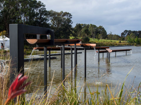 Sydney Park&#39;s water reuse project was recognised at the Architecture A+ Awards in New York