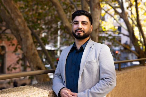 Refugee Week ambassador Tariq will tell his story at Ron Williams Community Centre. Image credit: Phoebe Pratt / City of Sydney