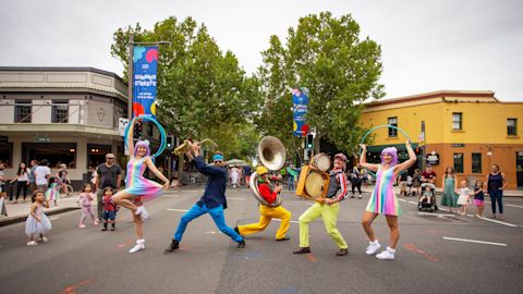 Harris Street, Pyrmont (February 2022) Summer Streets event.