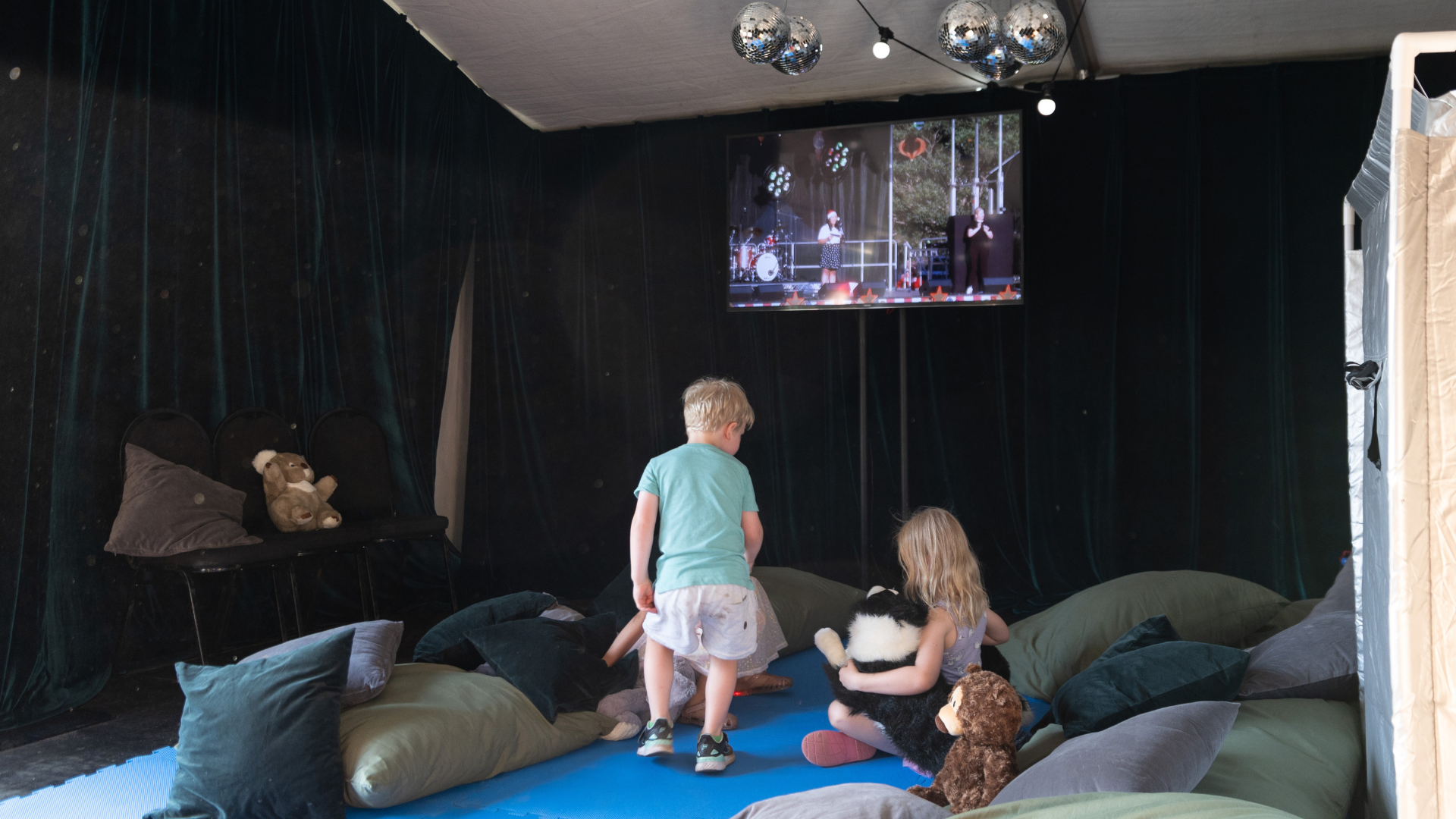  A peek into the sensory tents at our Christmas concerts. Image: Damian Shaw 