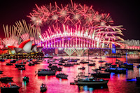 NYE 2024 midnight fireworks Keith McInnes/City of Sydney