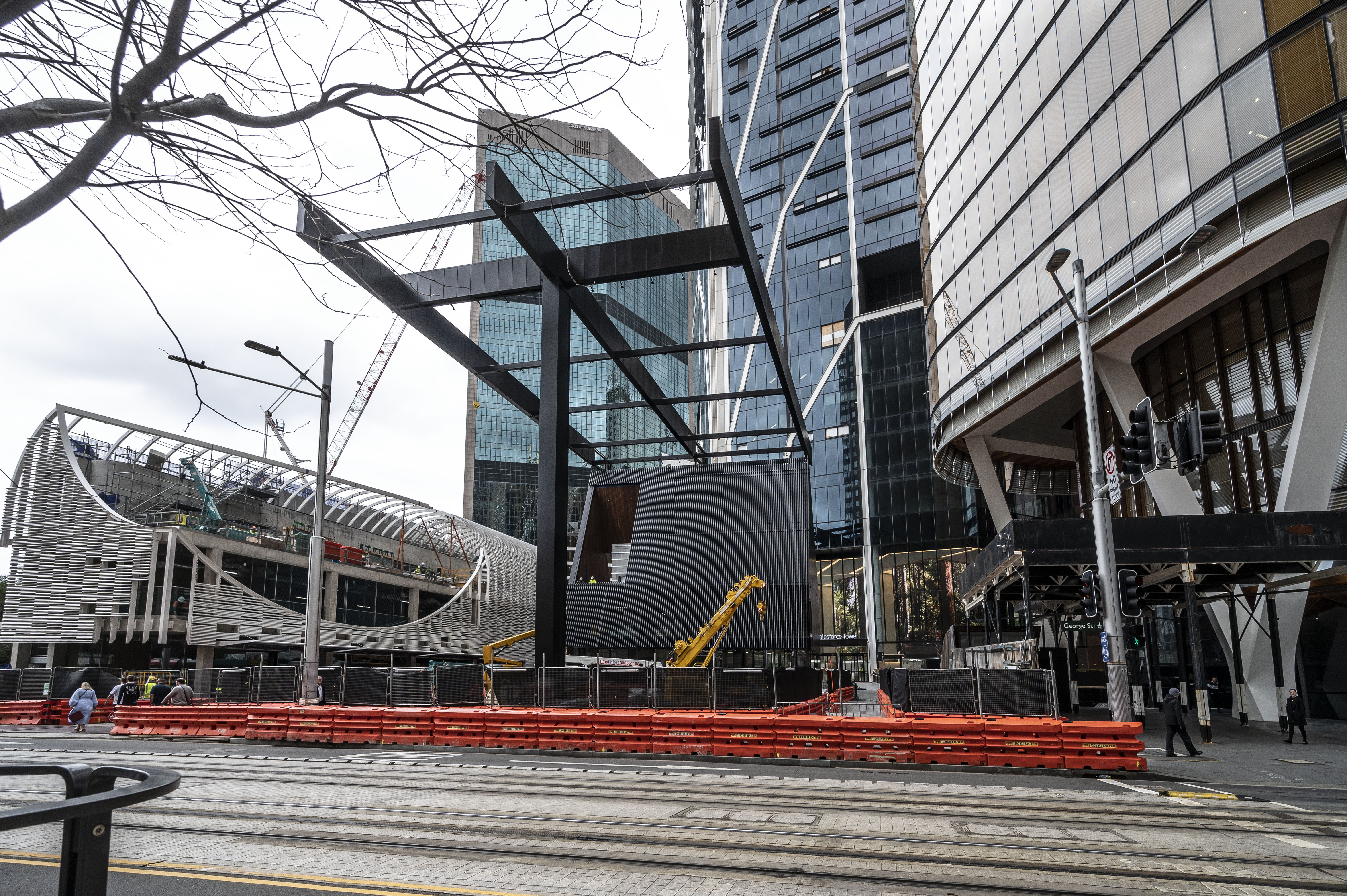 180 George Street, Sydney under construction, October 2022. Credit: Paul Patterson