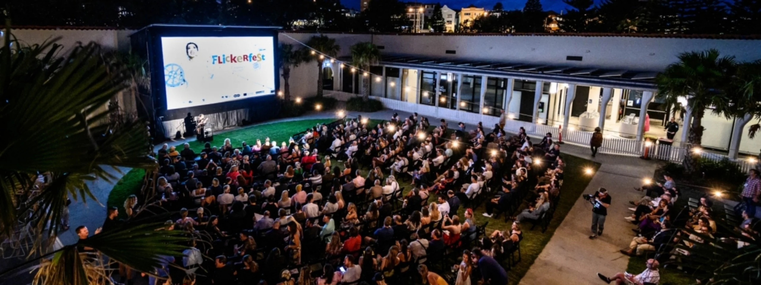 Cinema under the stars at Flickerfest