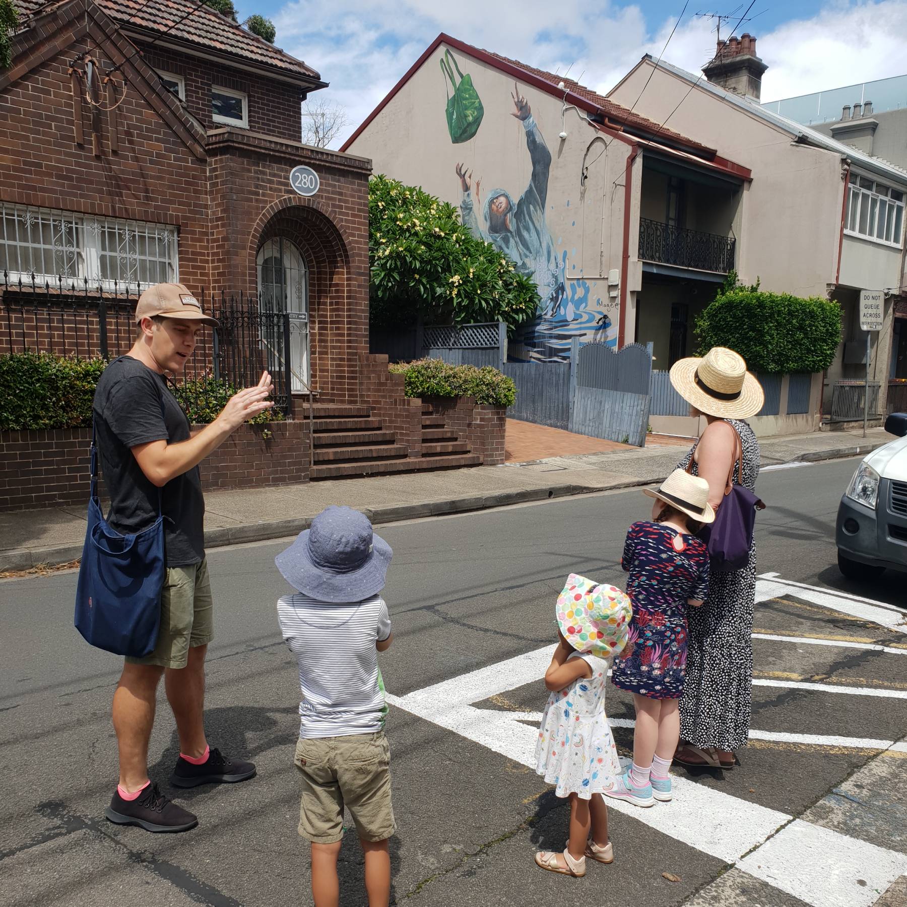 Discover Newtown's street art with kids