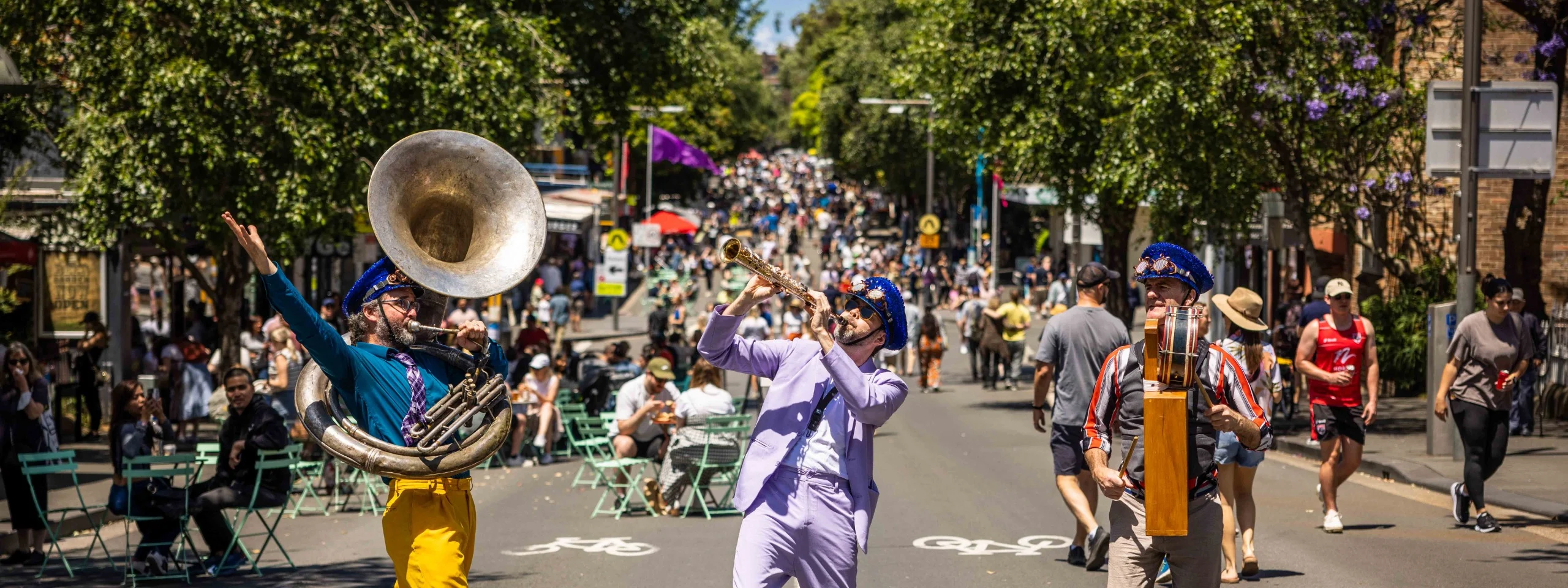 We're stopping traffic for a day to celebrate at Sydney Streets.