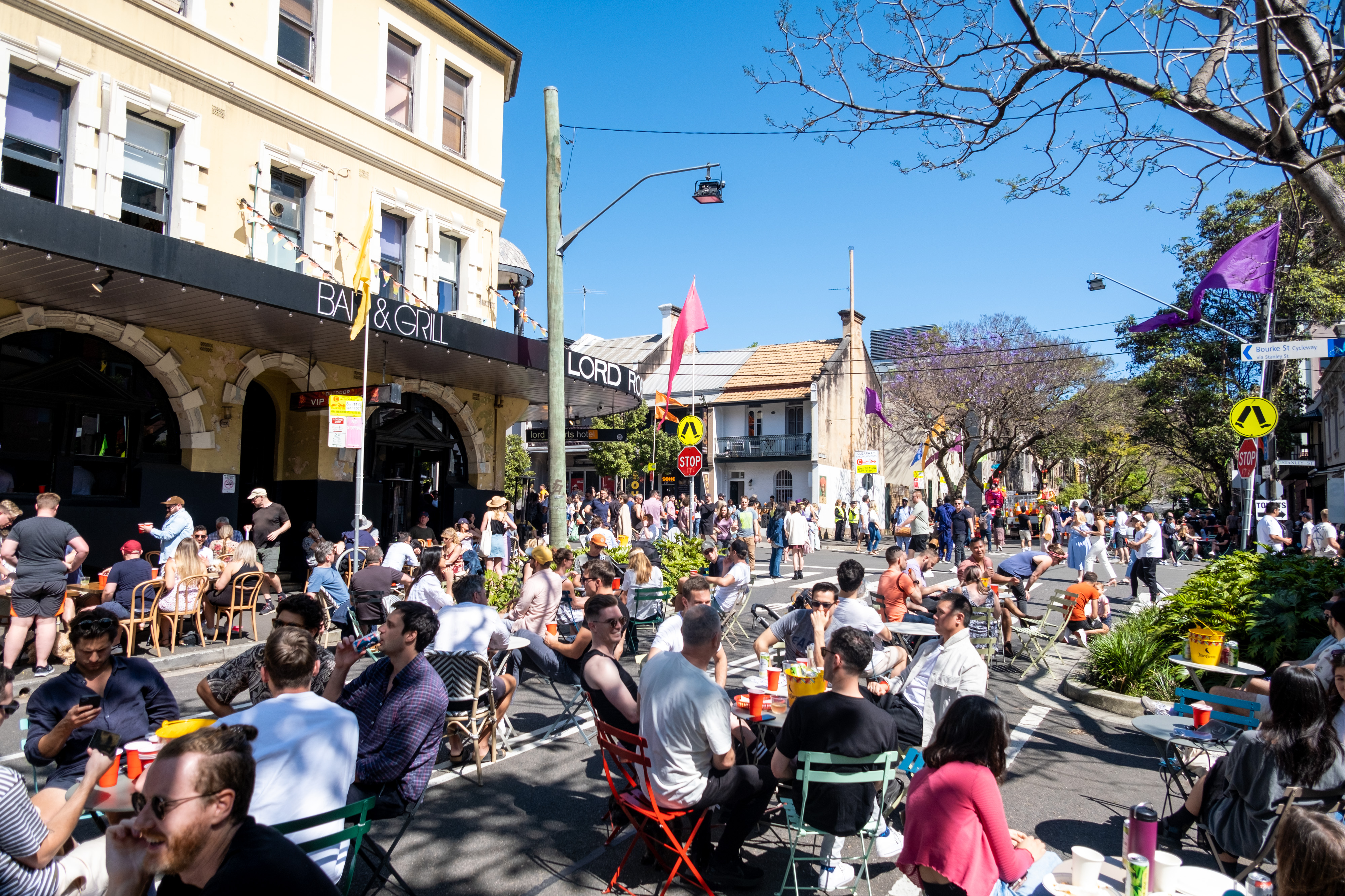 Sydney Streets on Stanley Street. Photo credit: Chris Southwood