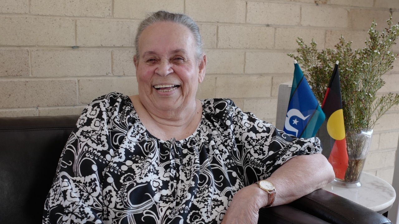 Aunty Joyce Wymarra in Glebe. Photo by Larissa Minniecon 