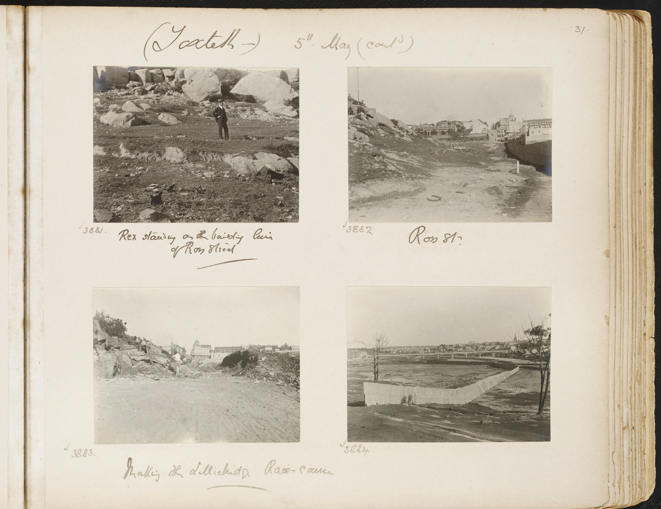 Forest Lodge Racing Club (later Harold Park Paceway), 1899. Credit: Album 22 - Photographs of the Allen Family, February 1899–October 1899, Mitchell Library, State Library of NSW.