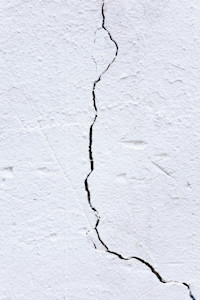 Cracked wall