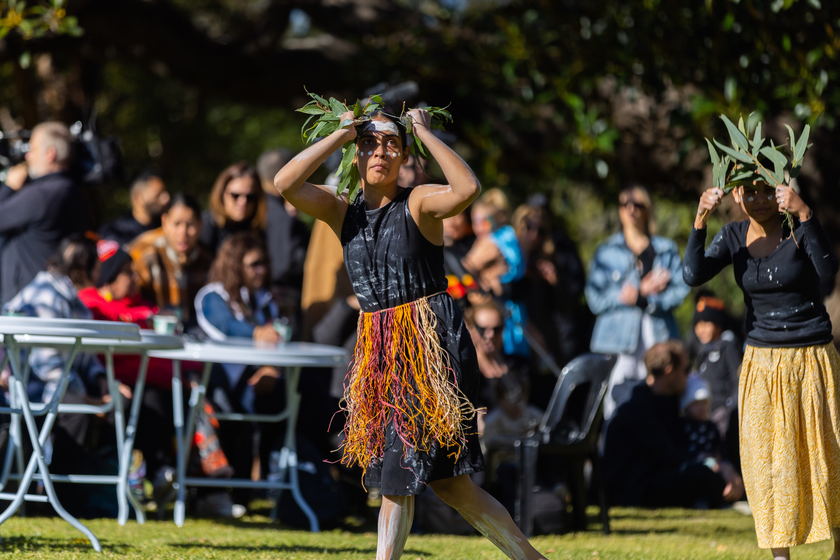 Coota Girls Foundation National Sorry Day 2023: Buuja Buuja Butterfly Dancers. Image courtesy of Coota Girls Aboriginal Corporation.