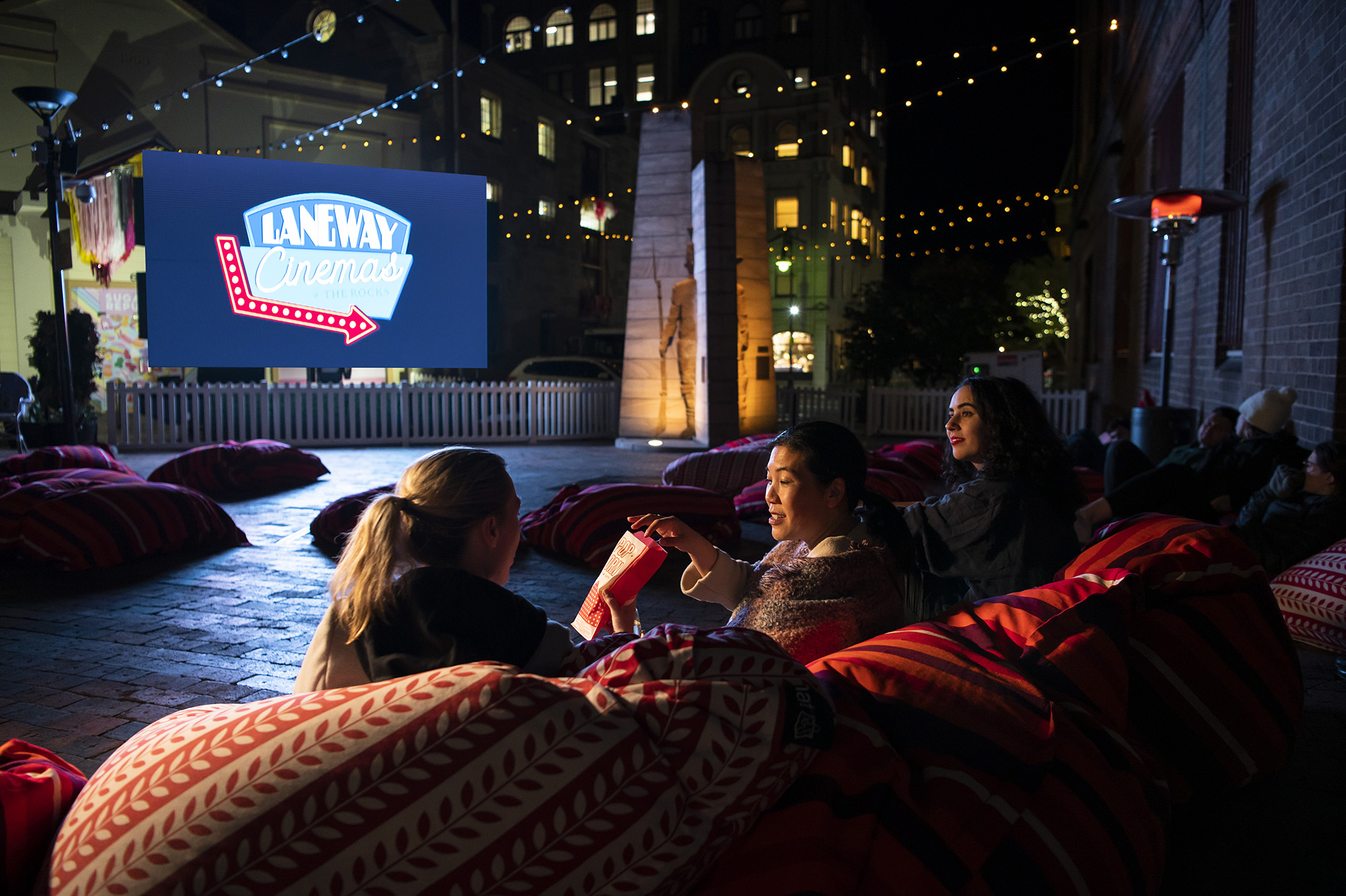 Laneway cinema at The Rocks