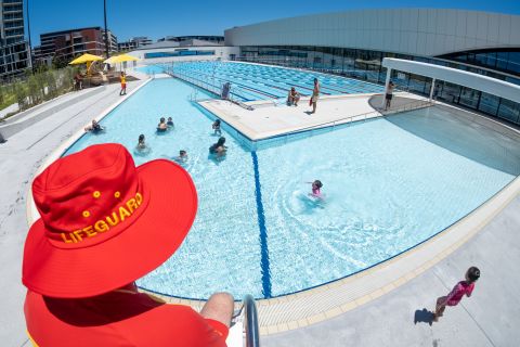 Gunyama Park in Zetland is our newest aquatic centre. Photo: Chris Southwood / City of Sydney