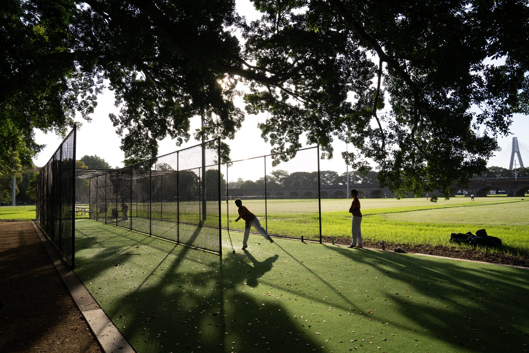 Winding down at the end of another cricket season at Wentworth Park, Sydney