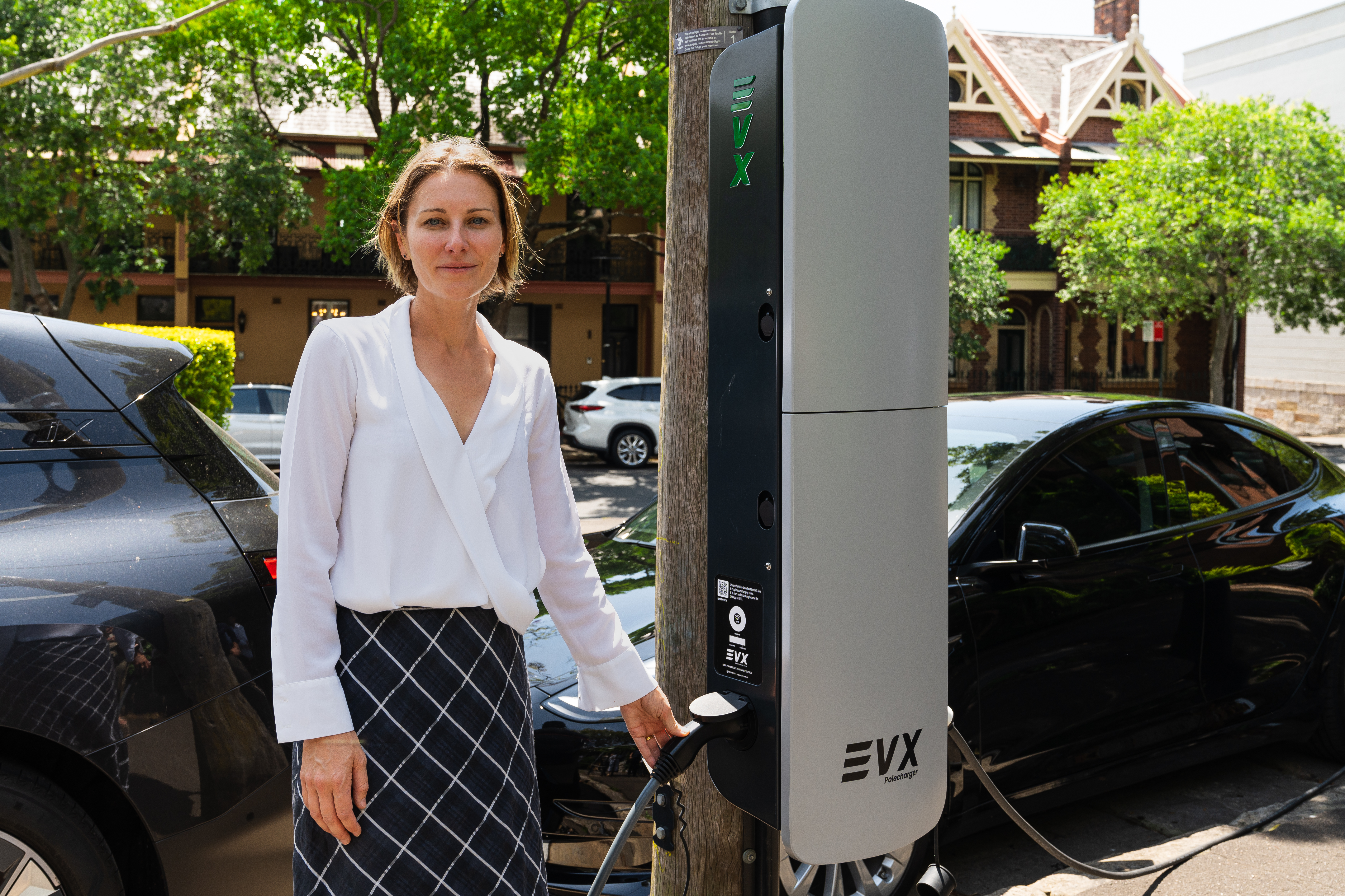 Melanie Tait is one of many Sydney residents taking advantage of the on-street infrastructure. Image: City of Sydney/Nick Langley