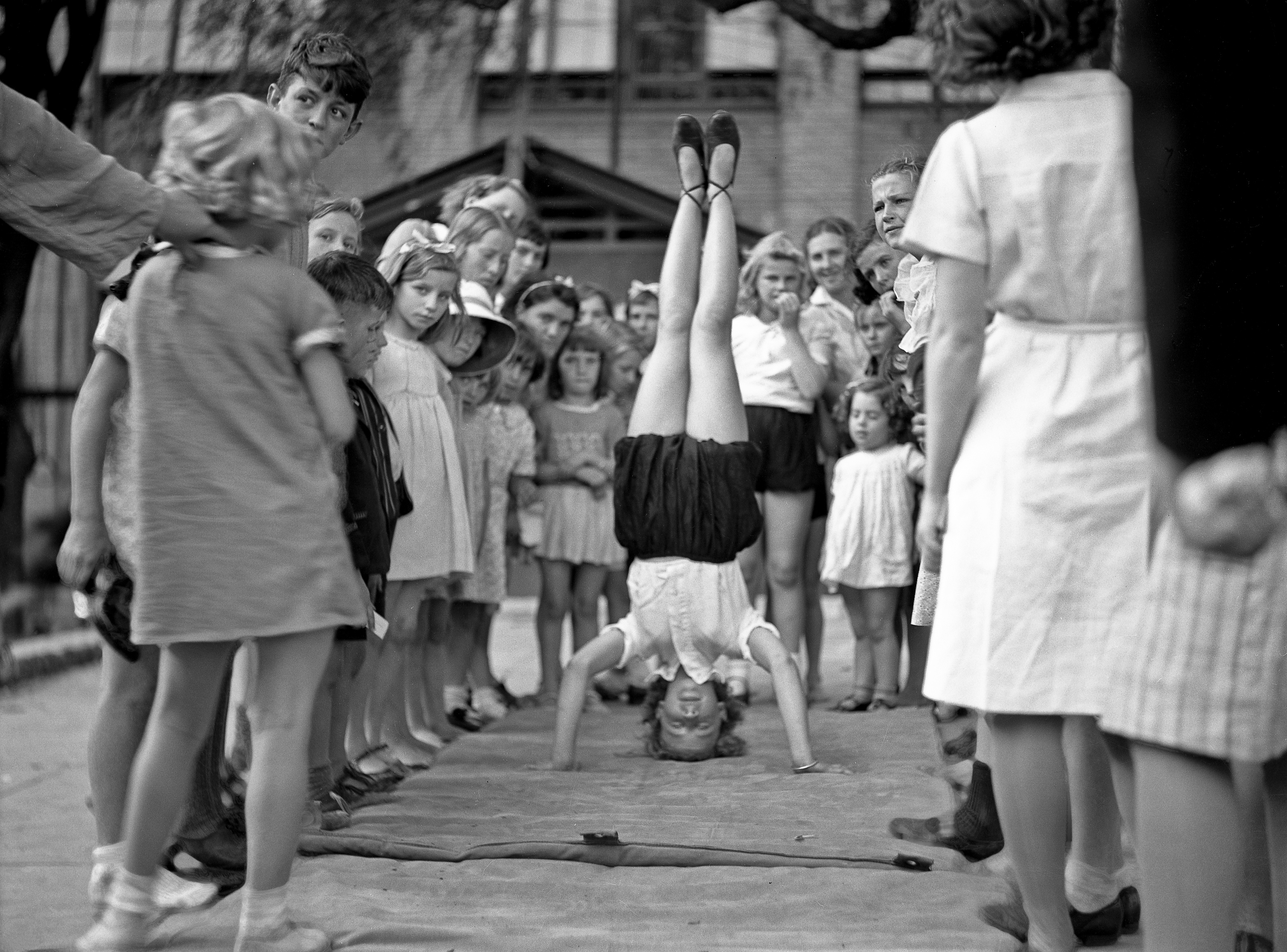 Children at Camperdown Park Children's Playground, Australia Street Camperdown, 1938. City of Sydney Archives, A-00015464