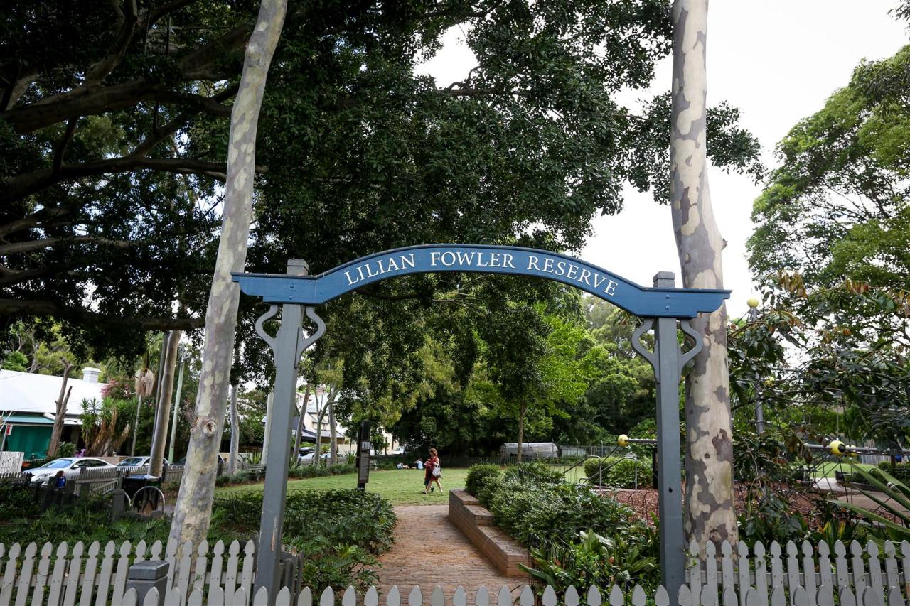 Lilian Fowler Reserve. Image: Katherine Griffiths, City of Sydney