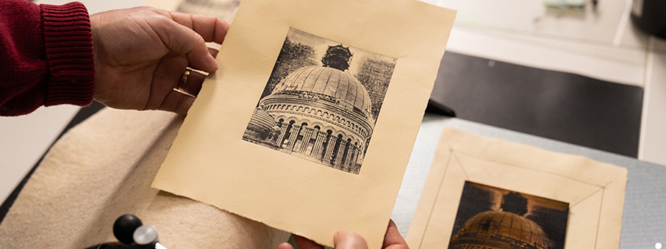 Laser-cut printmaking from the archives