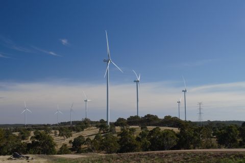 Nyngan Solar Plant in western NSW generates renewable energy to approximately 40,000 average Australian homes. Image: Nyngan Solar Plant