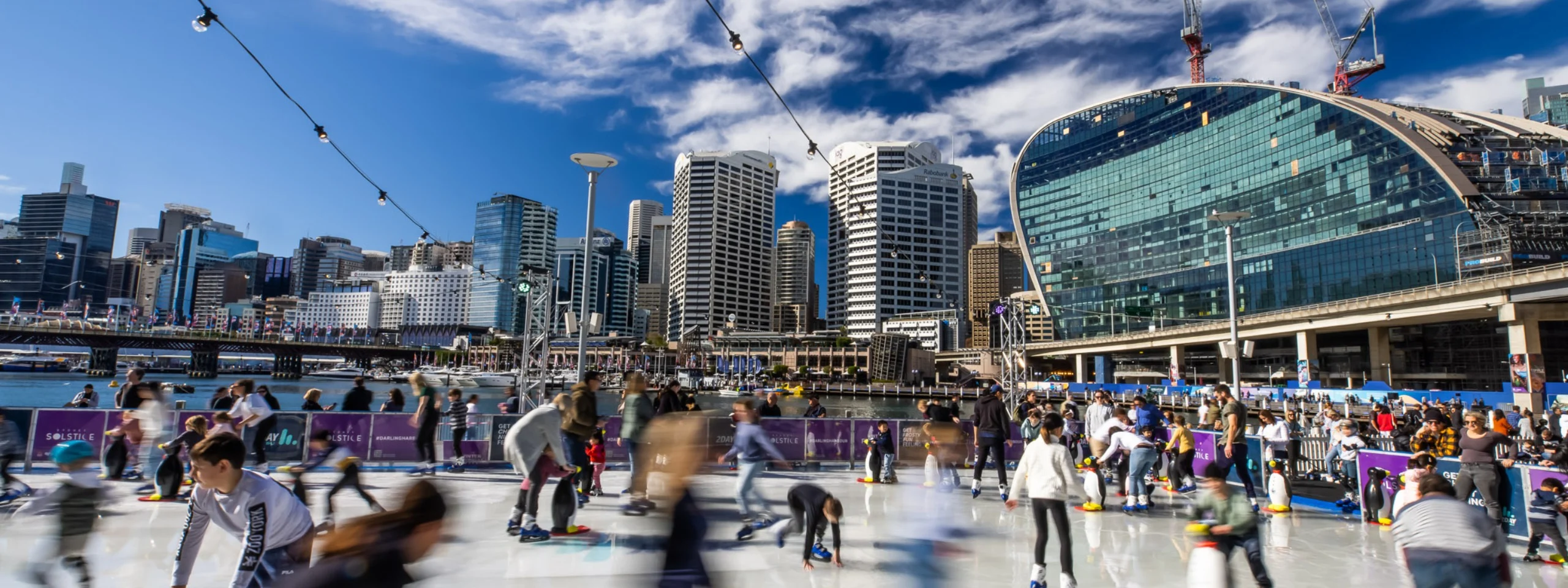 Spend the school holidays at Darling Harbour's Winterfest