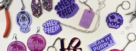 Create your own laser cut jewellery at this workshop for 12 to 16-year-olds