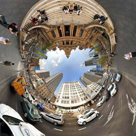 Margaret Betteridge&#39;s talk, Look up Sydney: from the ground up, will help mark History Week. Credit: Little Planet by Peter Murphy, 2011