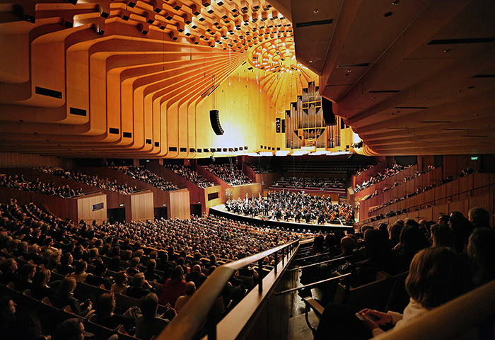 The AWO in the Concert Hall in the Sydney Opera House. Pic: Prudence Upton