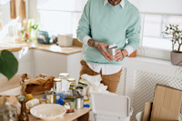 Recycled items can be turned into new products