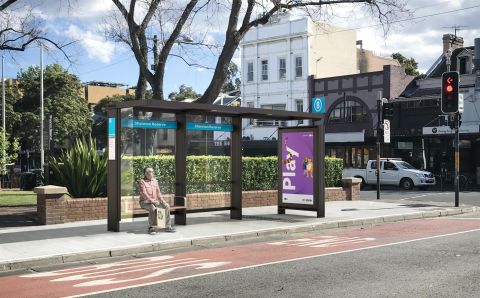 New bus shelters will display event information, community updates and safety messaging