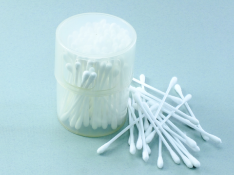 The packaging may say cotton ear buds, but these often have plastic in them too