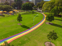 Rainbow Path at Prince Alfred Park