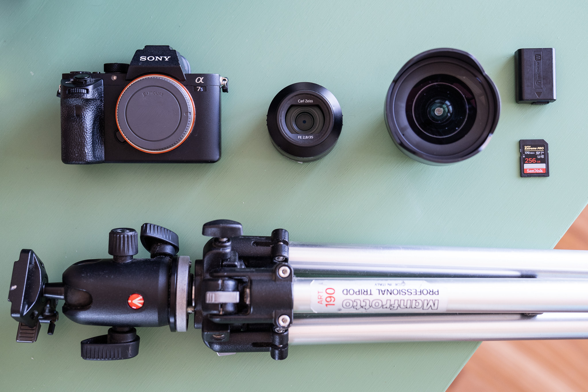 Flat lay of camera equipment. Image: Abril Felman/City of Sydney