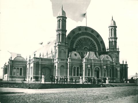 Intercolonial Exhibition Building in Prince Alfred Park, 1870. City of Sydney Archives A-00008410