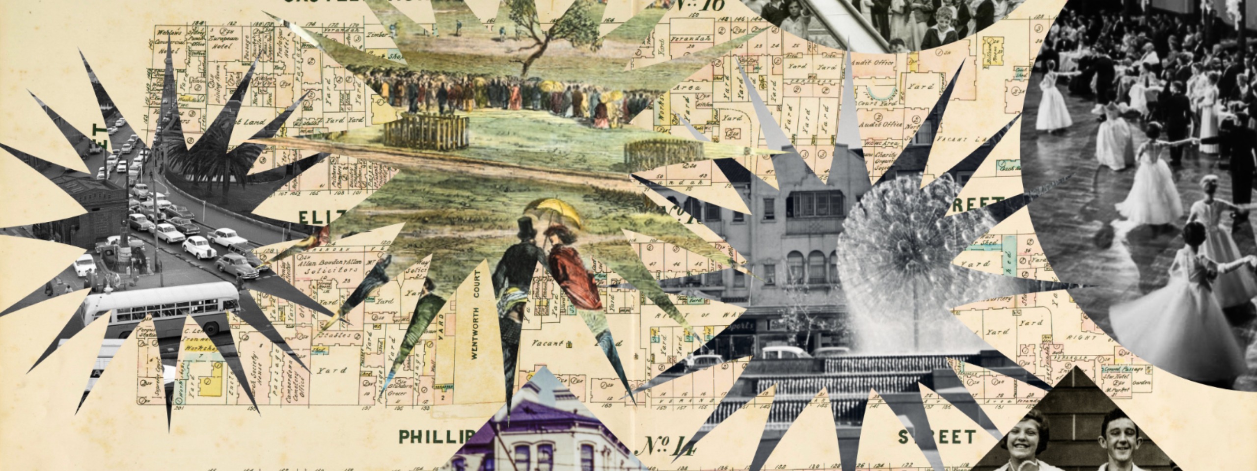 Stories from the Archives collage workshop
