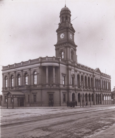 Paddington Town Hall, Oxford Street, Paddington, 1917-18, City of Sydney Archives, A-00021827