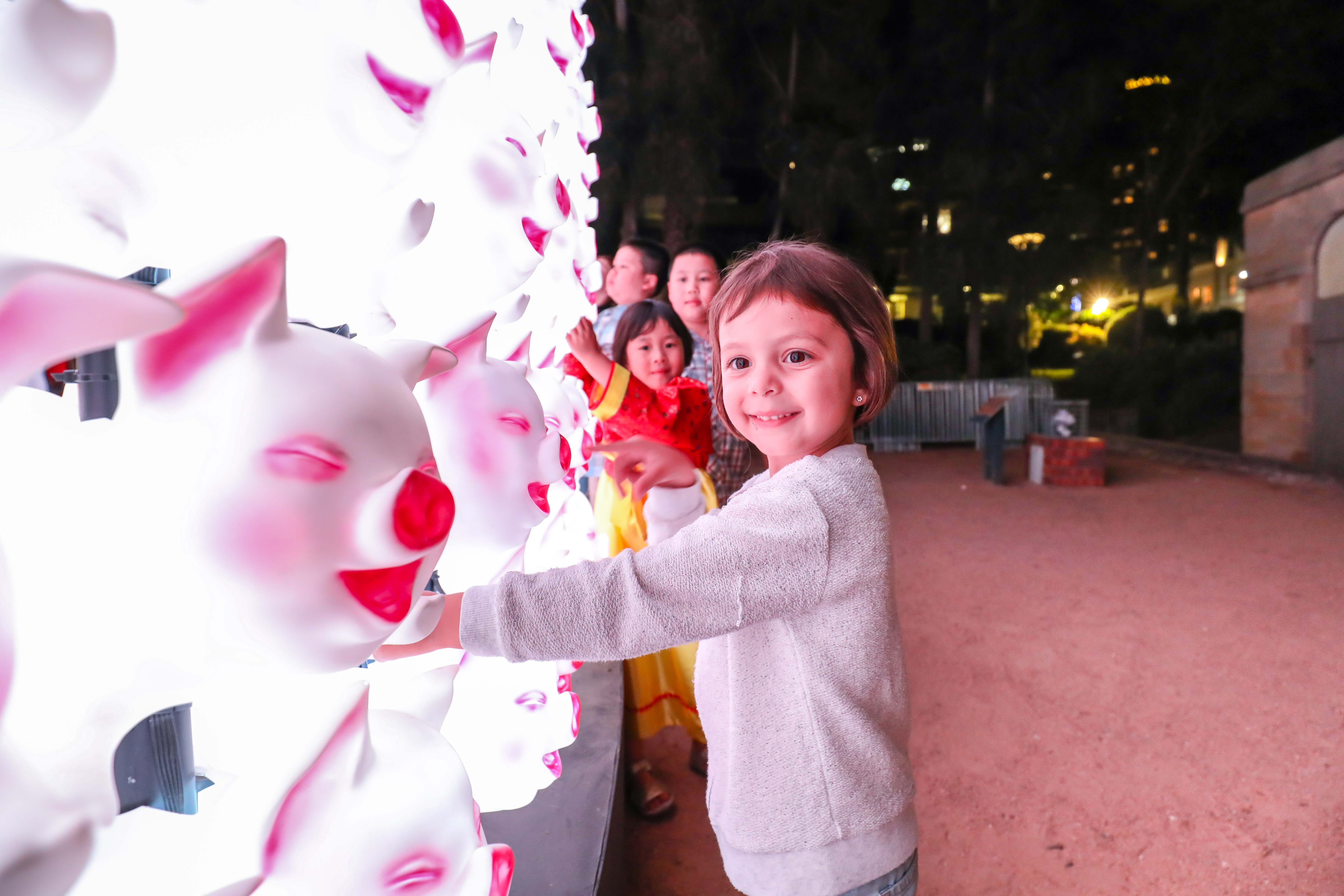 Lunar Lanterns exhibition.