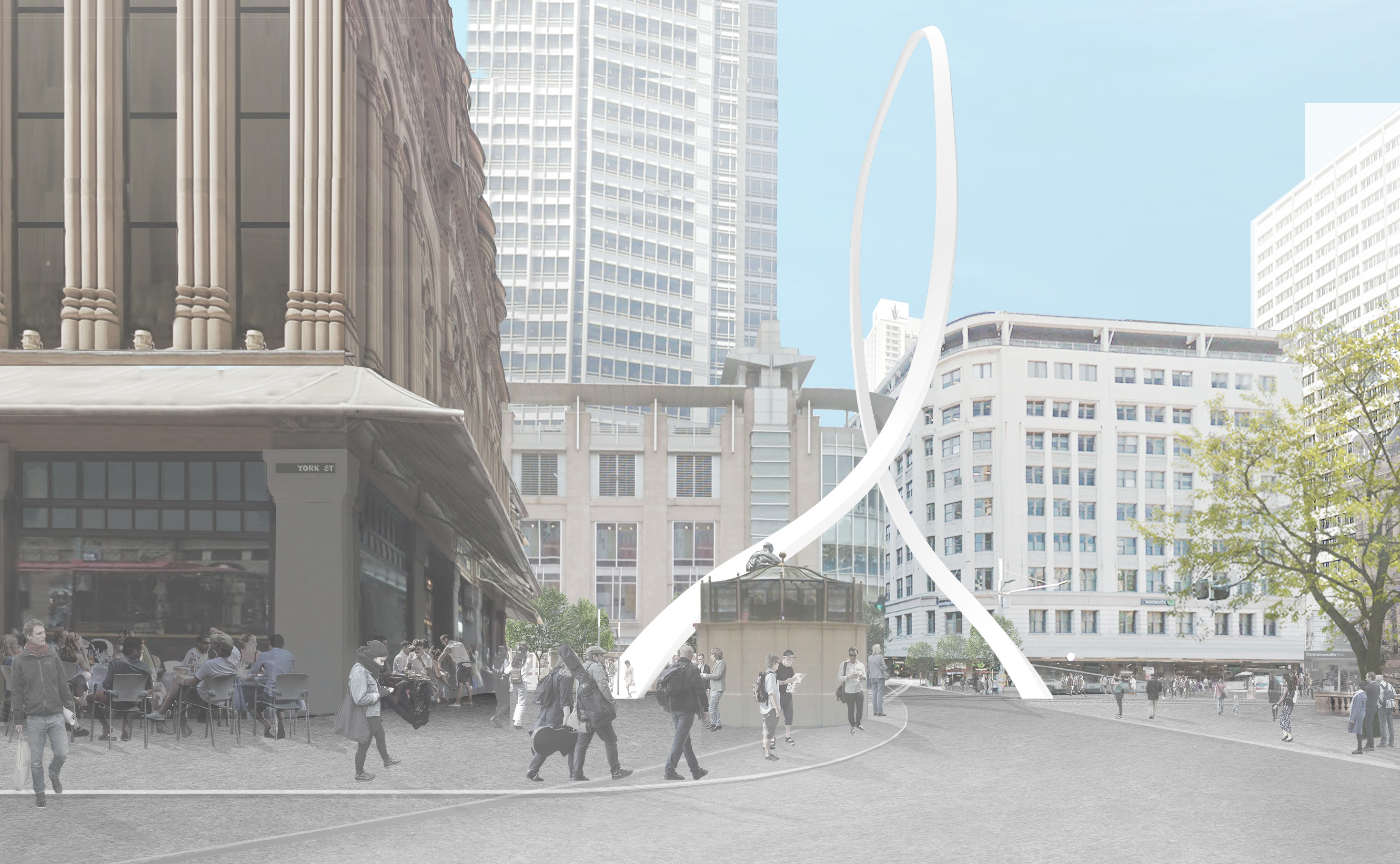 Artist impression of Cloud Arch by Junya Ishigami