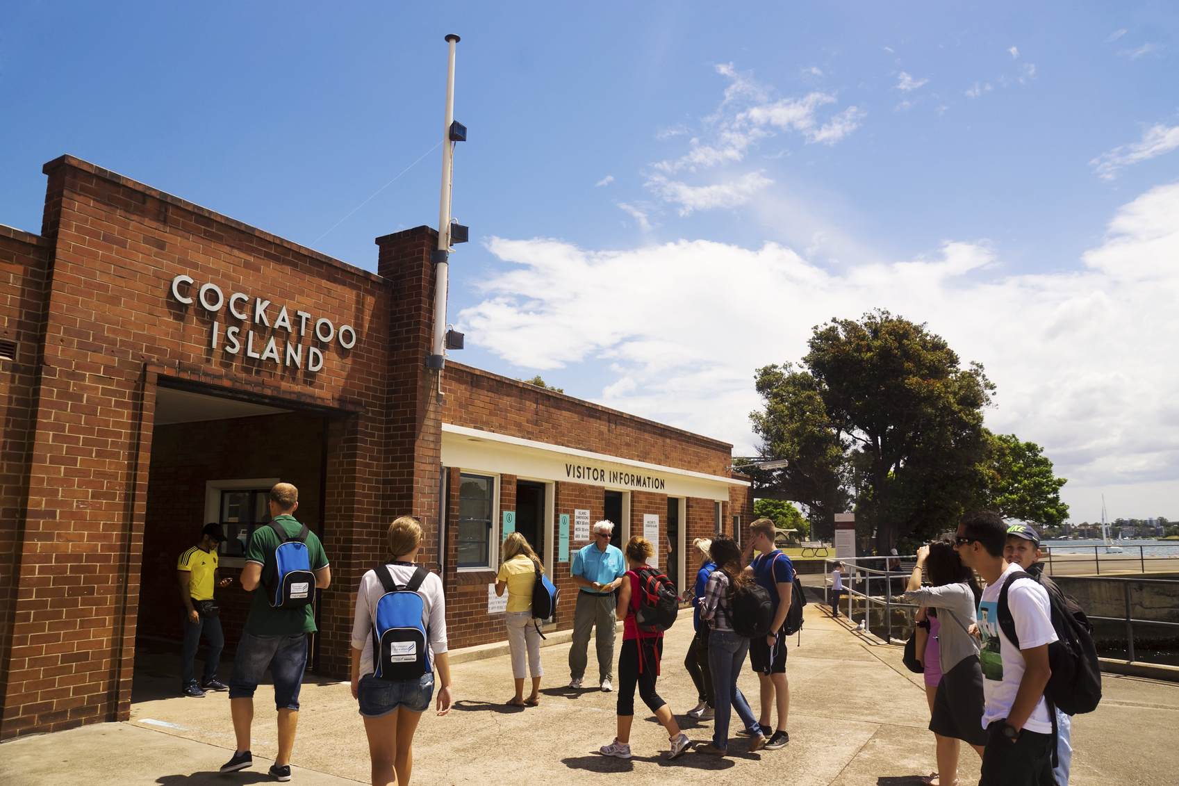 Cockatoo Island was once home to Sydney's shipbuilding industry