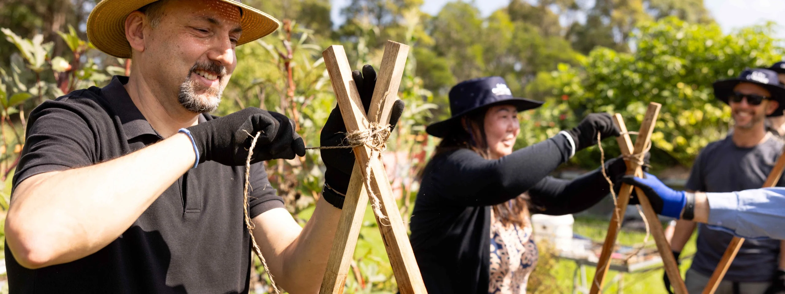 Connect with other community growers at Sydney City Farm