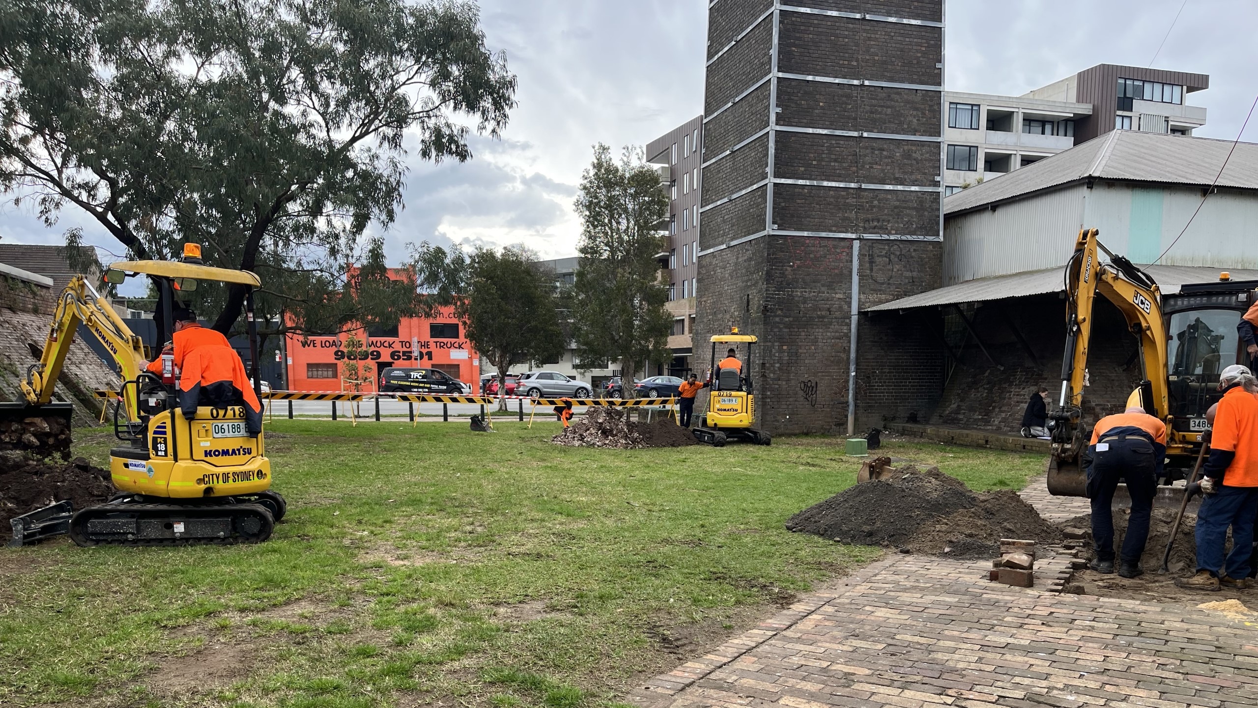 City Infrastructure and Traffic Operations team at work