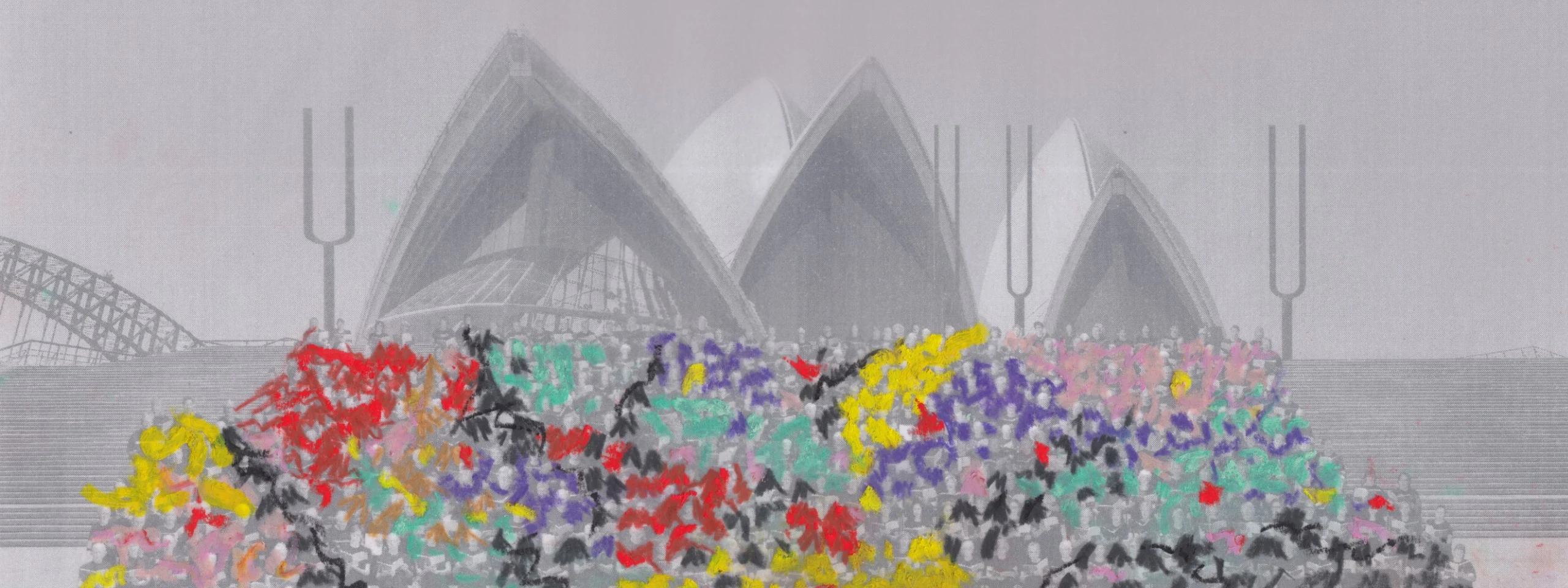 Art on the Steps is a new series of performance works commissioned by the Sydney Opera House