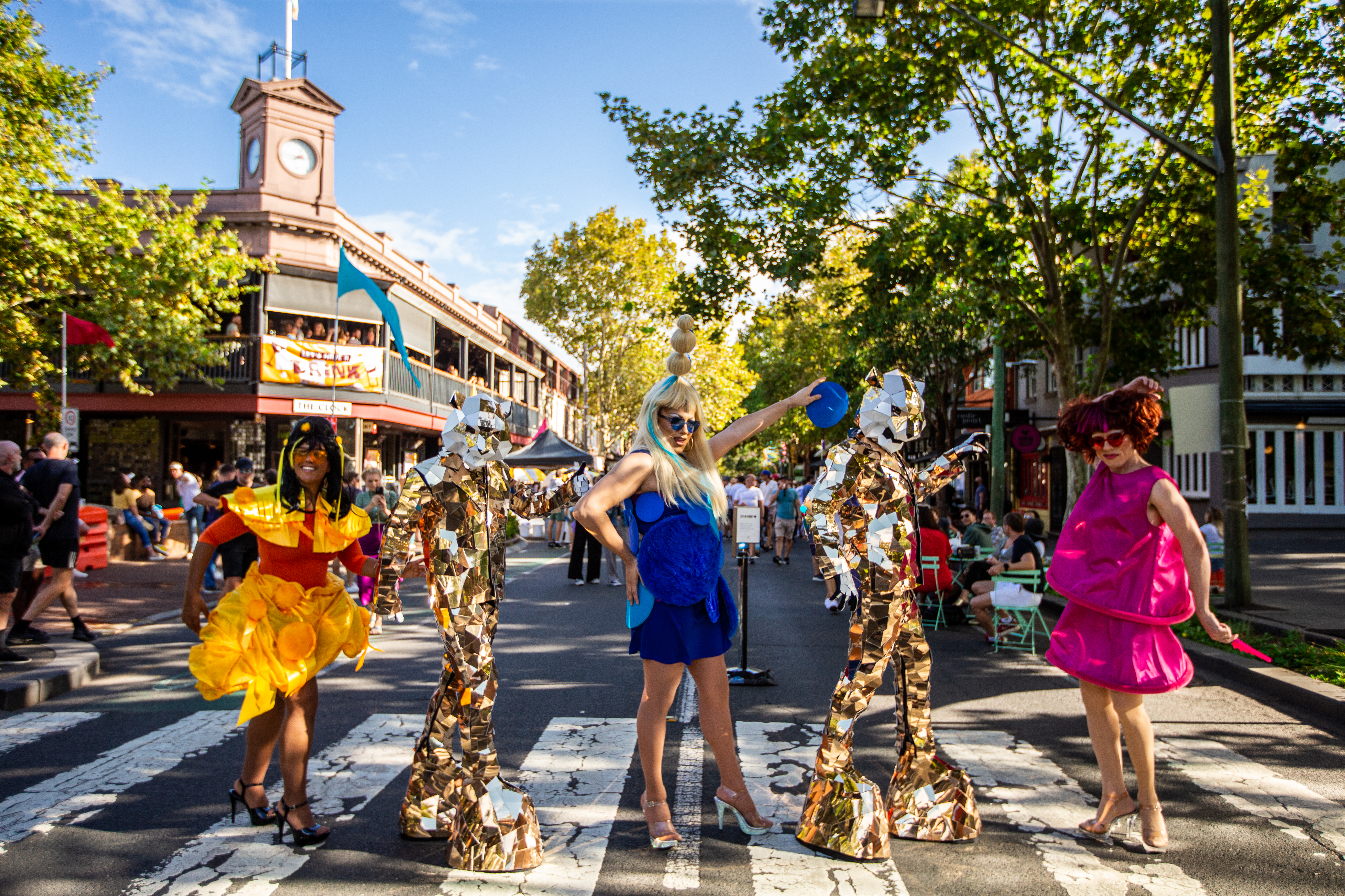 Summer Streets on Crown Street in February 2022